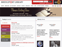 Tablet Screenshot of bportlibrary.org